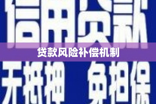 柏乡贷款风险补偿机制