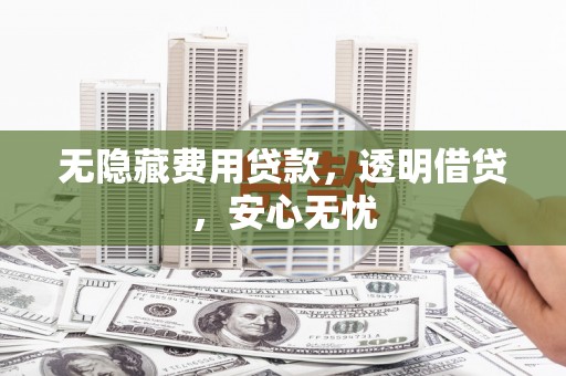 柏乡无隐藏费用贷款，透明借贷，安心无忧