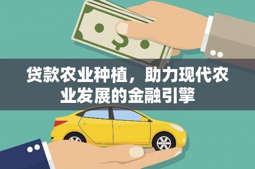 柏乡贷款农业种植，助力现代农业发展的金融引擎