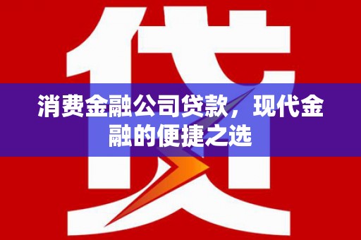 柏乡消费金融公司贷款，现代金融的便捷之选