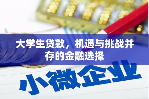 柏乡大学生贷款，机遇与挑战并存的金融选择
