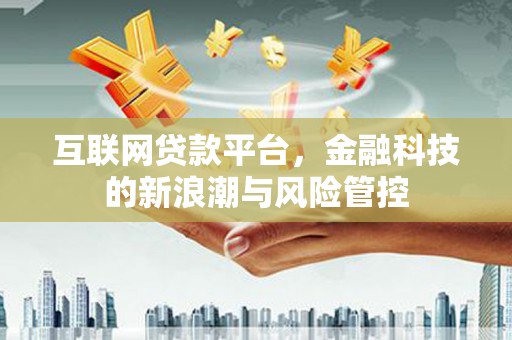 柏乡互联网贷款平台，金融科技的新浪潮与风险管控