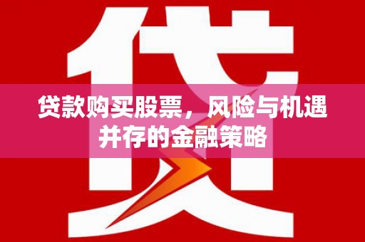 柏乡贷款购买股票，风险与机遇并存的金融策略