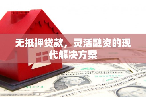 柏乡无抵押贷款，灵活融资的现代解决方案