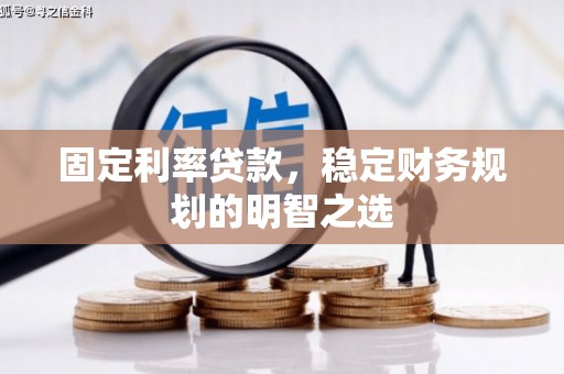 柏乡固定利率贷款，稳定财务规划的明智之选