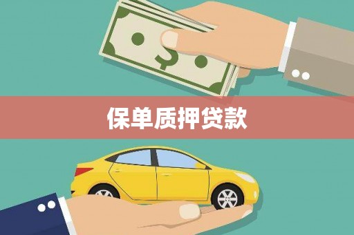 柏乡保单质押贷款