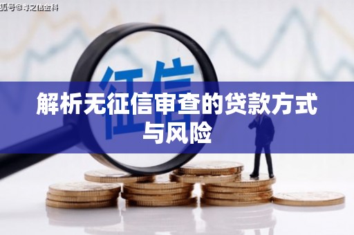 柏乡解析无征信审查的贷款方式与风险
